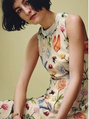 Anthropologie Pankaj & Nidhi Midi Dress